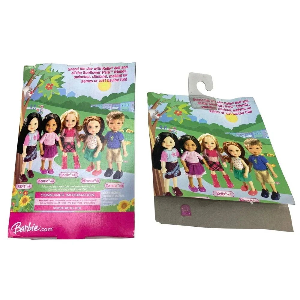 Barbie Kelly & Friends, Kelly & Kenzie Dolls New old stock w/ damaged packaging - Picture 2 of 4